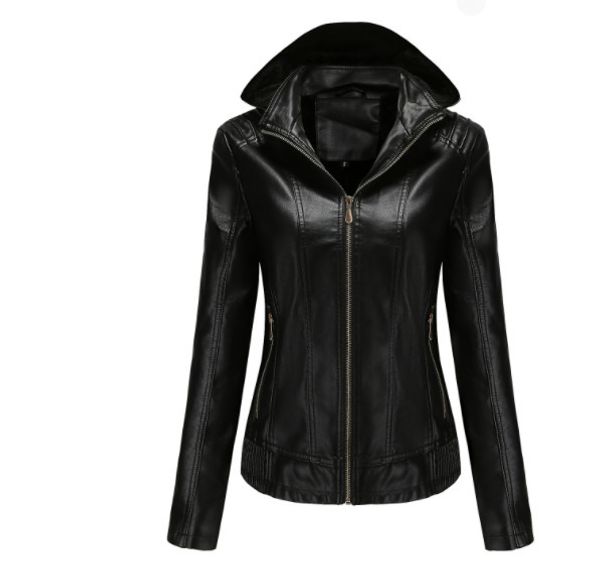 women's jackets autumn winter fleece woman long sleeve hooded female faux leather jacket women 230309, Black;brown
women's jackets autumn winter fleece woman long sleeve hooded female faux leather jacket women 230309, Black;brown