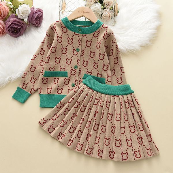 girl knit cardigan print sweater skirt two piece set suit 2023 winter new warm baby clothes vintage knit sweater2-6years, White
girl knit cardigan print sweater skirt two piece set suit 2023 winter new warm baby clothes vintage knit sweater2-6years, White