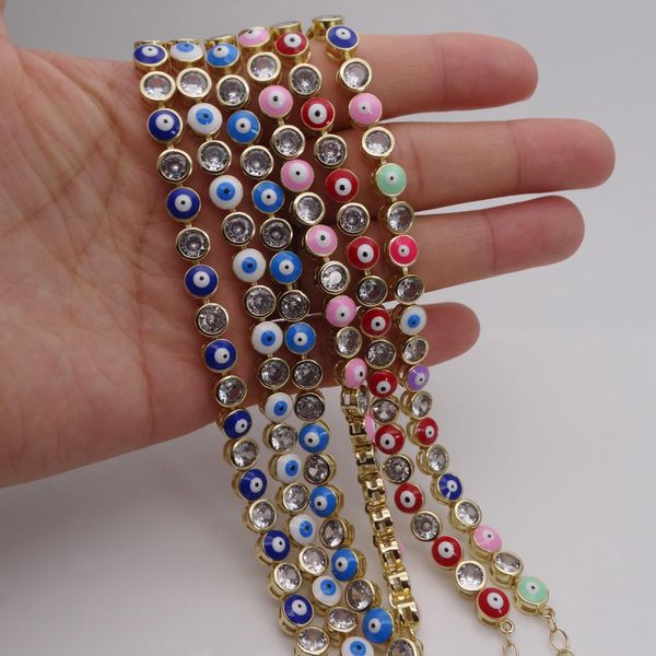 interval zircon copper plating gold drop color paint devil eyes round shaped bracelet magic eye charm bracelets jewelry bangle, Golden;silver
interval zircon copper plating gold drop color paint devil eyes round shaped bracelet magic eye charm bracelets jewelry bangle, Golden;silver