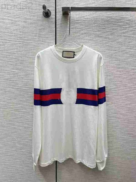 women's t-shirt designer 2023 new spring summer runway o neck long sleeve high end jacquard designer tees 1225-13 mbhj, White
women's t-shirt designer 2023 new spring summer runway o neck long sleeve high end jacquard designer tees 1225-13 mbhj, White
