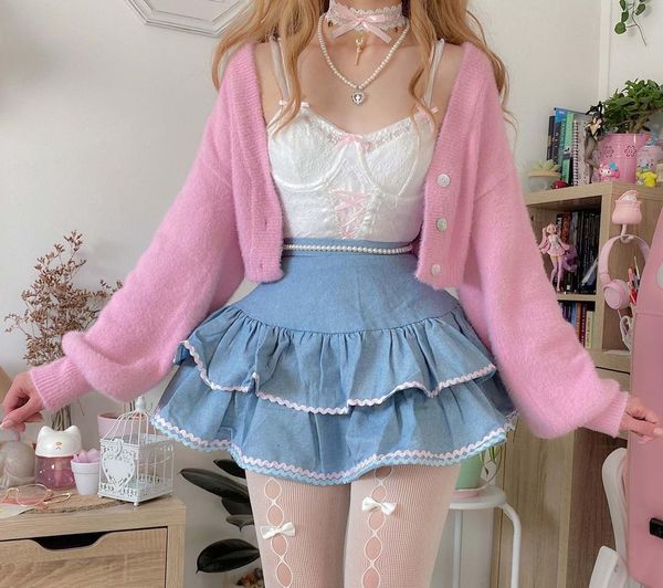 skirts insmircogirl girl cute y2k fashion miniskirt summer double cake tutu high waist patch denim mini 230308, Black
skirts insmircogirl girl cute y2k fashion miniskirt summer double cake tutu high waist patch denim mini 230308, Black