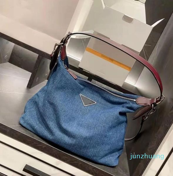 pra da bag 2023 designer shoulder bag women's waterproof cloth black denim blue bag 5515
pra da bag 2023 designer shoulder bag women's waterproof cloth black denim blue bag 5515