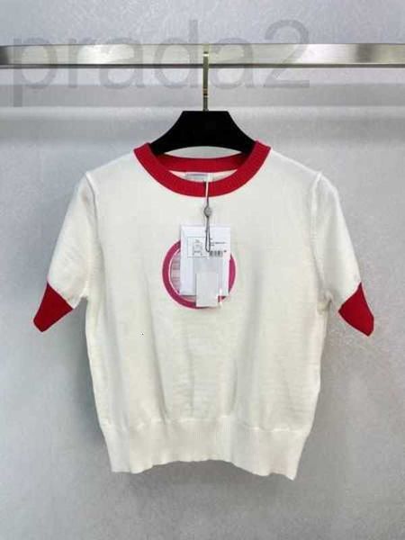 women's sweaters designer 2023 spring summer milan runway o neck short sleeve high end jacquard pullover designer clothing 0301-5 4btq, White;black
women's sweaters designer 2023 spring summer milan runway o neck short sleeve high end jacquard pullover designer clothing 0301-5 4btq, White;black