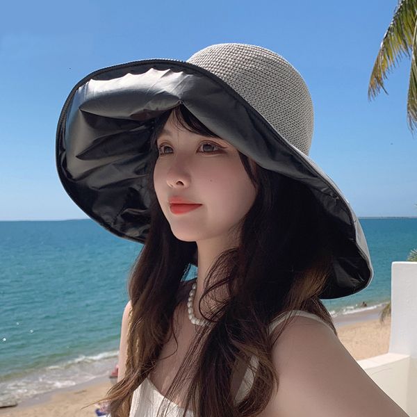 wide brim hats bucket large 14cm sun with string women uv protection female outdoor fisherman cap foldable summer beach solid 230309, Blue;gray
wide brim hats bucket large 14cm sun with string women uv protection female outdoor fisherman cap foldable summer beach solid 230309, Blue;gray