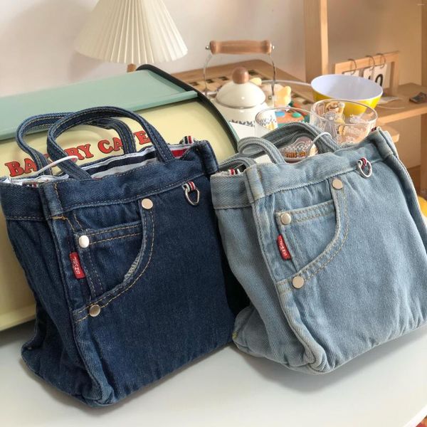 shoulder bags casual mini blue denim women shopping handbag canvas tote crossbody bag
shoulder bags casual mini blue denim women shopping handbag canvas tote crossbody bag