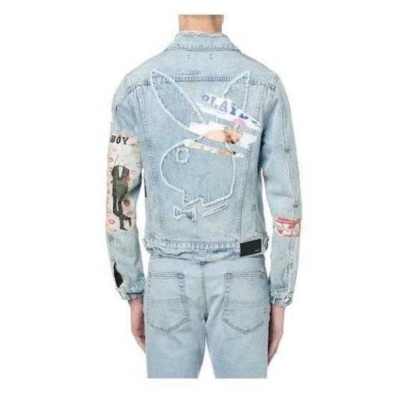 coat jackets men's ammirhigh street rabbit stamping cutting denim jacket fashion designer brand niche ins celebrity casual leisure dhfg, Black;brown
coat jackets men's ammirhigh street rabbit stamping cutting denim jacket fashion designer brand niche ins celebrity casual leisure dhfg, Black;brown