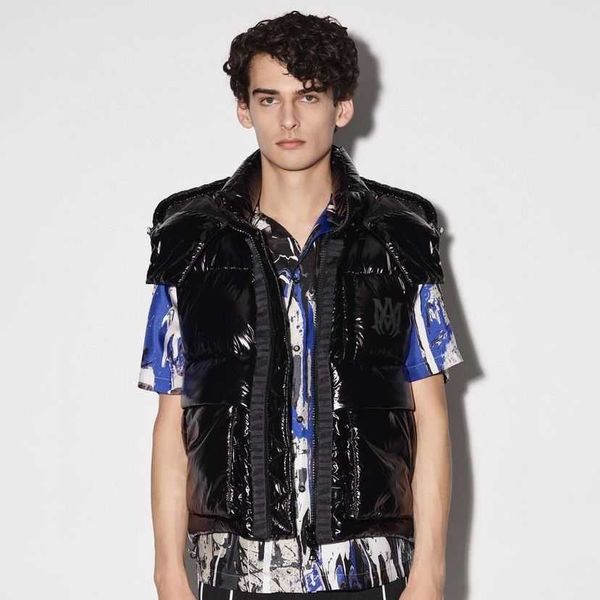 down vest am1r1 winter men's women's fashion designer brand niche ins celebrity casual leisure lgop, Black;white
down vest am1r1 winter men's women's fashion designer brand niche ins celebrity casual leisure lgop, Black;white