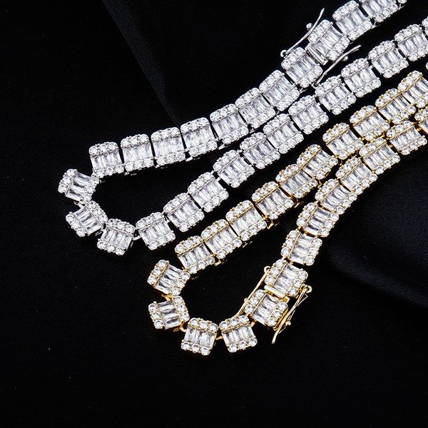 fashion men women cz chains 18k gold plated 10mm 18/22inch bling cz diamond stone chains necklaces hip hop jewelry, Silver
fashion men women cz chains 18k gold plated 10mm 18/22inch bling cz diamond stone chains necklaces hip hop jewelry, Silver