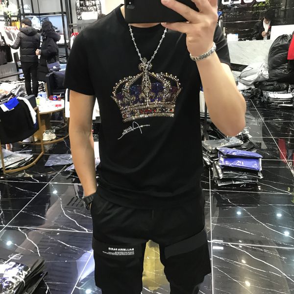 men s t shirts crown diamond fashion heavy print t shirt for camisetas hombre social tshirt t shirt s 230308, White;black
men s t shirts crown diamond fashion heavy print t shirt for camisetas hombre social tshirt t shirt s 230308, White;black
