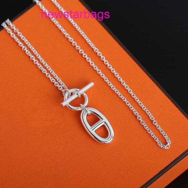 designer herms necklace for sale pig nose necklace ins light luxury collarbone s925 titanium steel coin classic lock bag ot buckle neck soli, Black
designer herms necklace for sale pig nose necklace ins light luxury collarbone s925 titanium steel coin classic lock bag ot buckle neck soli, Black