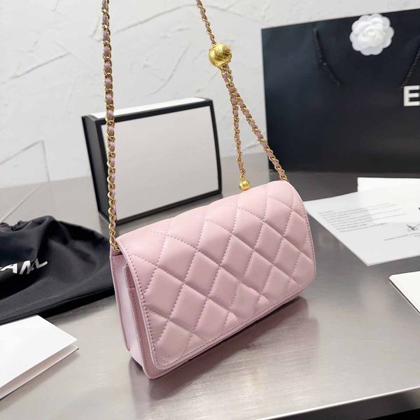 woc classic golden ball fortune bag lambskin diamond lattice gold tone metal diagonal shoulder chain pink leather luxury designer fashion po
woc classic golden ball fortune bag lambskin diamond lattice gold tone metal diagonal shoulder chain pink leather luxury designer fashion po