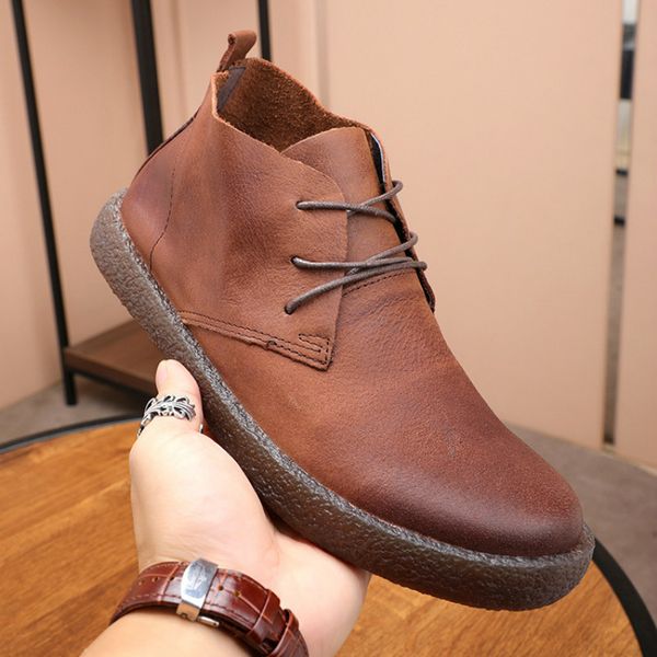 boots vintage genuine leather ankle spring autumn highcasual shoes fullgrain stitching soft bottom rubber gz2258 230309, Black
boots vintage genuine leather ankle spring autumn highcasual shoes fullgrain stitching soft bottom rubber gz2258 230309, Black