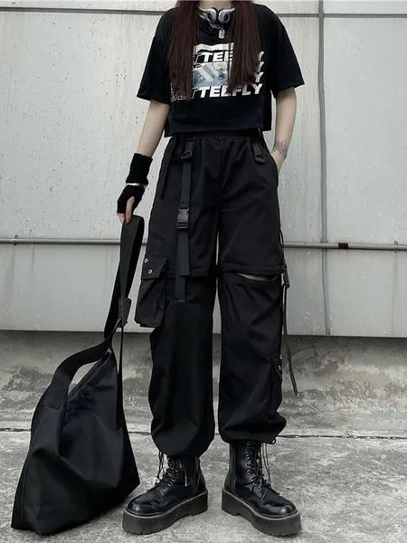 women's pants capris qweek techwear gothic detachable cargo pants women emo harajuku oversize pockets hollow out joggers trousers femal, Black;white
women's pants capris qweek techwear gothic detachable cargo pants women emo harajuku oversize pockets hollow out joggers trousers femal, Black;white