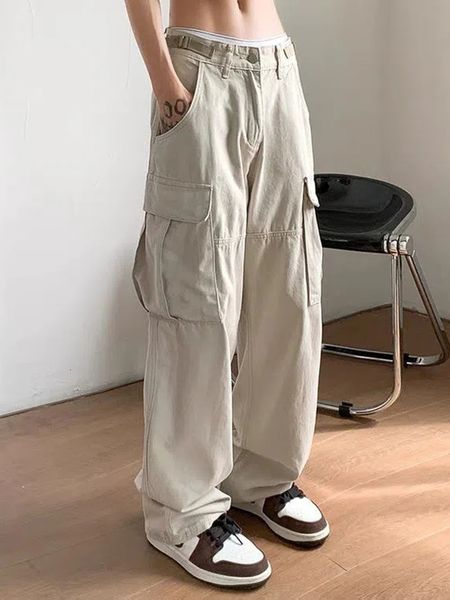 women's pants capris couple pocket oversized solid joggers tech pants high waist streetwear fashion black baggy trousers y2k casual vin, Black;white
women's pants capris couple pocket oversized solid joggers tech pants high waist streetwear fashion black baggy trousers y2k casual vin, Black;white