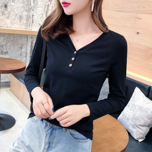 women's t shirts spring long sleeve v-neck t-shirt women's white black johns woman tshirts mujer camisetas
women's t shirts spring long sleeve v-neck t-shirt women's white black johns woman tshirts mujer camisetas