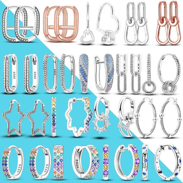 charm 925 silver hoop earrings for women luxury pave link u shape fashion jewelry gift for female girl l230309, Golden
charm 925 silver hoop earrings for women luxury pave link u shape fashion jewelry gift for female girl l230309, Golden