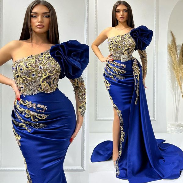 2023 arabic aso ebi royal blue prom dresses beaded crystals mermaid evening formal party second reception birthday engagement gowns dress zj, Black
2023 arabic aso ebi royal blue prom dresses beaded crystals mermaid evening formal party second reception birthday engagement gowns dress zj, Black