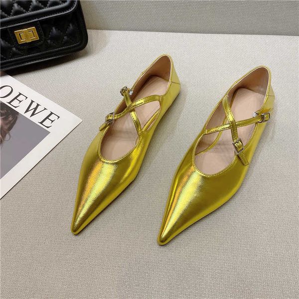 dress shoes pointed toe 2022 spring summer mary jane french retro flat shoes pumps women ballet gold wedding shoes ballerina casual loafers, Black
dress shoes pointed toe 2022 spring summer mary jane french retro flat shoes pumps women ballet gold wedding shoes ballerina casual loafers, Black