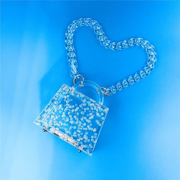 hengmei new transparent bubble acrylic women's bag portable bubble dinner bag 230309
hengmei new transparent bubble acrylic women's bag portable bubble dinner bag 230309