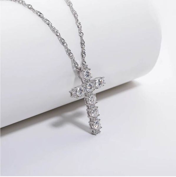 4mm d color moissanite diamond cross pendant necklace 925 sterling silver fine jewelry gifts wholesale
4mm d color moissanite diamond cross pendant necklace 925 sterling silver fine jewelry gifts wholesale