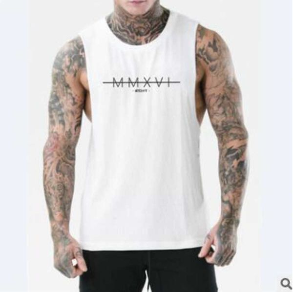2023 new design men fitness tank bodybuilding gyms clothing sporting wear vest muscle sleeveless round neck cotton undershirt, White;black
2023 new design men fitness tank bodybuilding gyms clothing sporting wear vest muscle sleeveless round neck cotton undershirt, White;black