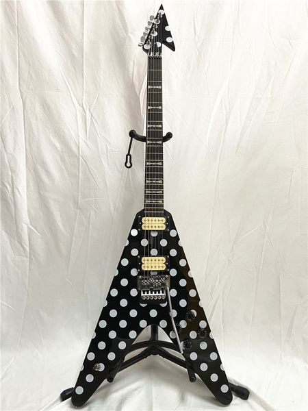 rare randy rhoads signature electric guitar polka dot finish china oem guitar double shake vibrato
rare randy rhoads signature electric guitar polka dot finish china oem guitar double shake vibrato