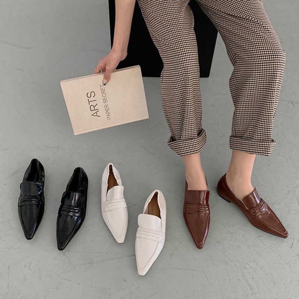 dress shoes 2022 spring slip on brown women flat shoes fashion brand pointed toe flat heel casual loafers ladies elgant sotf oxford shoe, Black
dress shoes 2022 spring slip on brown women flat shoes fashion brand pointed toe flat heel casual loafers ladies elgant sotf oxford shoe, Black