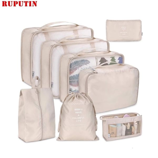 bag parts accessories 8pcsset travel clothes classification storage for packing cube shoe underwear toiletries organizer pouch 230309, Black
bag parts accessories 8pcsset travel clothes classification storage for packing cube shoe underwear toiletries organizer pouch 230309, Black