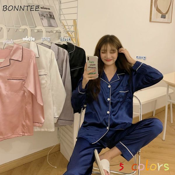 women's sleepwear pajama sets women cozy sleepwear long sleeve oversized fashion girl nightwear ins pjs soft design chic navy blue coup, Black;red
women's sleepwear pajama sets women cozy sleepwear long sleeve oversized fashion girl nightwear ins pjs soft design chic navy blue coup, Black;red