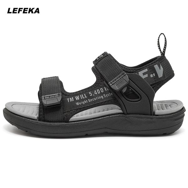 sneakers lefeka kids sandals summer children s casual shoes for boys girls breathable comfortable hook loop outdoor beach sandal 230309, Black;red 
sneakers lefeka kids sandals summer children s casual shoes for boys girls breathable comfortable hook loop outdoor beach sandal 230309, Black;red