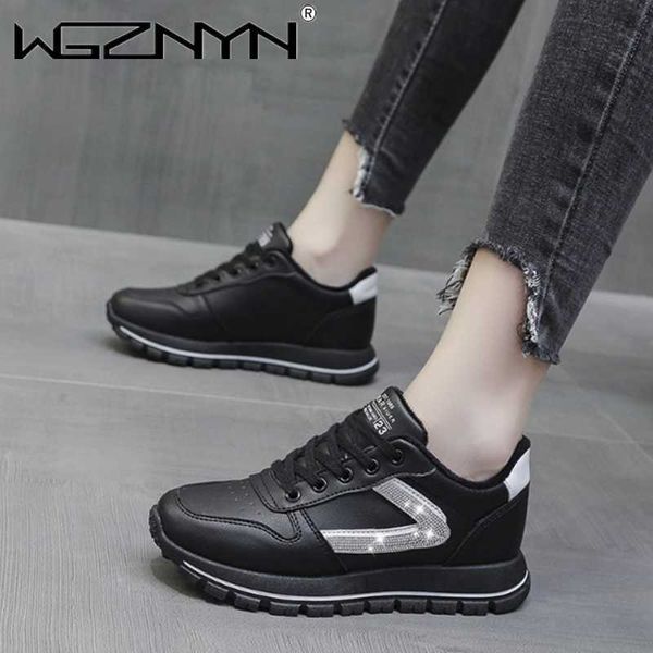 dress shoes 2023 new white women sneakers leather shoes casual lace up flats sneakers female new fashion comfort vulcanized platform shoes, Black 
dress shoes 2023 new white women sneakers leather shoes casual lace up flats sneakers female new fashion comfort vulcanized platform shoes, Black