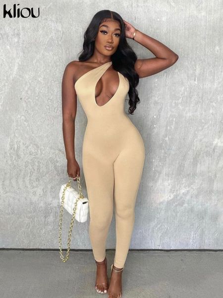 women's jumpsuits rompers kliou one shoulder cut out rompers womens jumpsuit streetwear solid backless active wear skinny slim jumpsuit, Black;white
women's jumpsuits rompers kliou one shoulder cut out rompers womens jumpsuit streetwear solid backless active wear skinny slim jumpsuit, Black;white