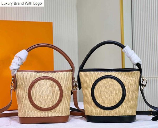 l bag handbags petit bucket shoulder bag womens handbags straw genuine leather fashion packages knitted raffia caramel m59962 qnb9, Black
l bag handbags petit bucket shoulder bag womens handbags straw genuine leather fashion packages knitted raffia caramel m59962 qnb9, Black