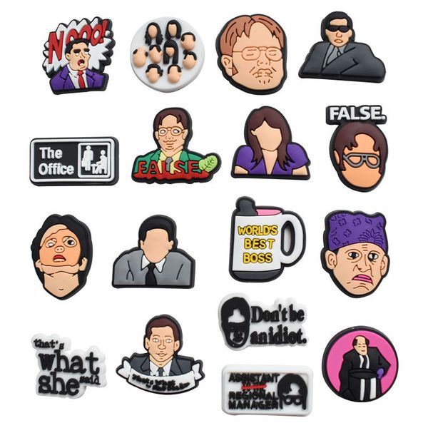 anime charms wholesale childhood memories the office characters funny gift cartoon charms shoe accessories pvc decoration buckle soft rubber, Blue
anime charms wholesale childhood memories the office characters funny gift cartoon charms shoe accessories pvc decoration buckle soft rubber, Blue