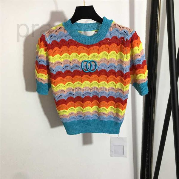 women's t-shirt designer 2022 womens summer knit tee designer with letter print female milan runway cotton crop t-shirt clothing high, White
women's t-shirt designer 2022 womens summer knit tee designer with letter print female milan runway cotton crop t-shirt clothing high, White