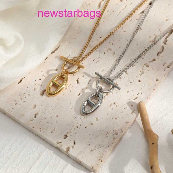 designer herms necklace for sale titanium steel pig nose necklace small ot buckle japanese character pendant stainless plated 14k real gold, Silver
designer herms necklace for sale titanium steel pig nose necklace small ot buckle japanese character pendant stainless plated 14k real gold, Silver