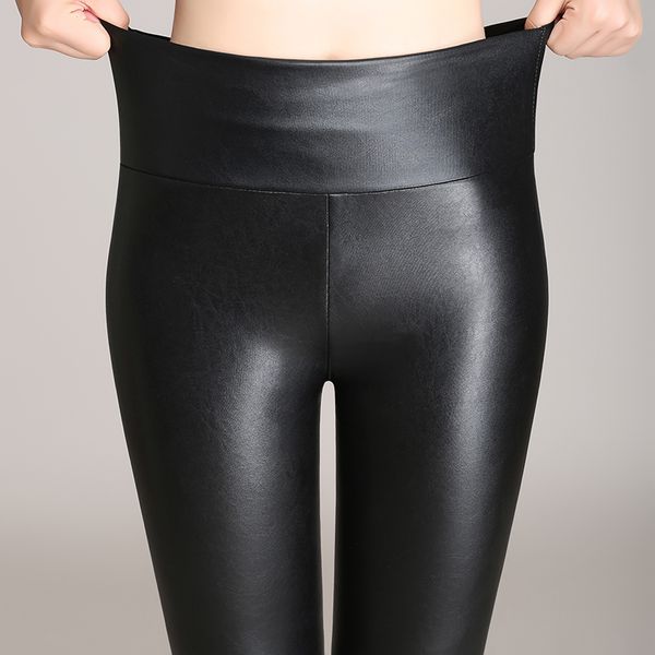 women's leggings lady spring autumn faux leather leggings women fashion skinny pu legging girl slim leather pant 230309, Black
women's leggings lady spring autumn faux leather leggings women fashion skinny pu legging girl slim leather pant 230309, Black