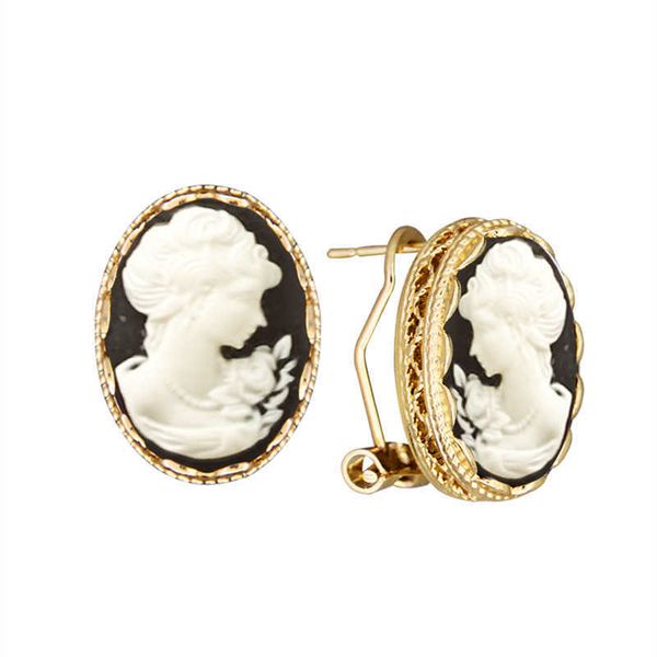 charm 6 colors oval lady queen cameo d earrings for women gold color pink blue gray earring fashion jewelry l230309, Golden
charm 6 colors oval lady queen cameo d earrings for women gold color pink blue gray earring fashion jewelry l230309, Golden