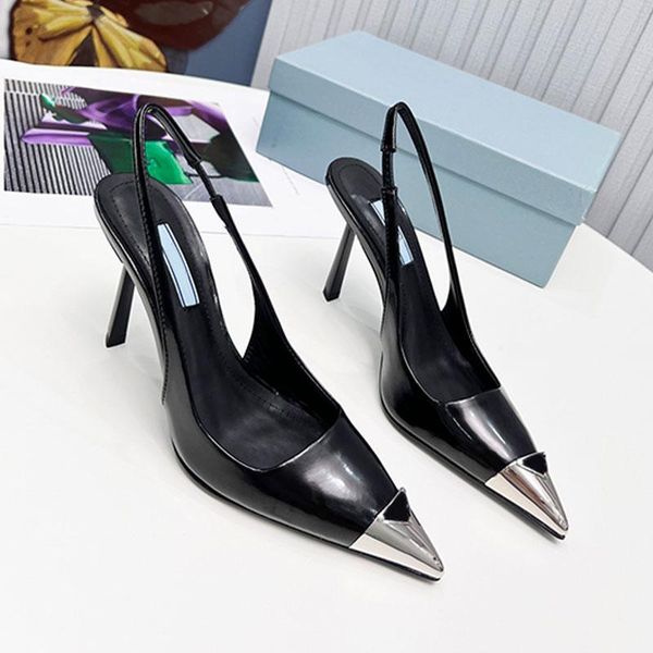 elegant summer pop sandal triangle brushed leather sandals shoes for women slingback pumps luxury footwear women high heels party wedding dr, Black
elegant summer pop sandal triangle brushed leather sandals shoes for women slingback pumps luxury footwear women high heels party wedding dr, Black