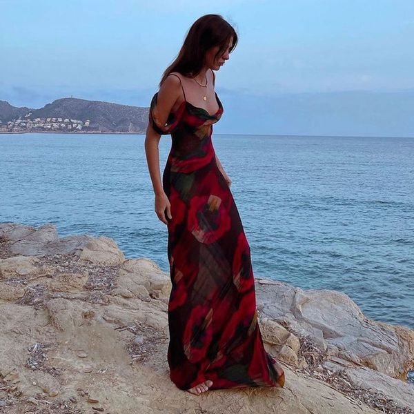 skirt boho floral holiday long maxi dress summer evening party mesh sundress vacation spaghetti strap a line dresses robes 230308, Black
skirt boho floral holiday long maxi dress summer evening party mesh sundress vacation spaghetti strap a line dresses robes 230308, Black