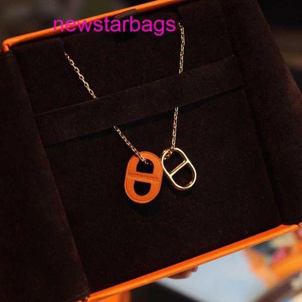 designer herms necklace for sale new pig nose high-end majia 18k gold h calf leather personalized net red same fashion sweater chain, Black
designer herms necklace for sale new pig nose high-end majia 18k gold h calf leather personalized net red same fashion sweater chain, Black