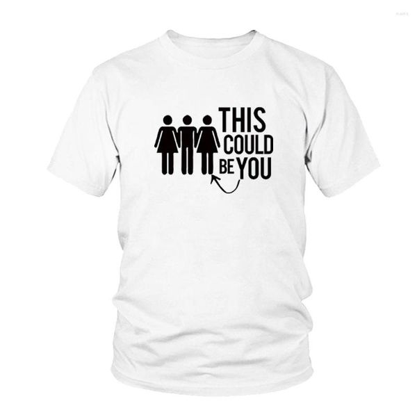 t shirttmen's t shirts funny man threesome print cotton shirt this could be you gag gift for boy friend summer tees drop t, White;black
t shirttmen's t shirts funny man threesome print cotton shirt this could be you gag gift for boy friend summer tees drop t, White;black
