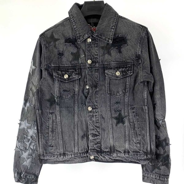 coat jackets men's ammirhigh street fashion five-pointed star collage leather embroidery loose black denim jacket men women designer br, Black;brown
coat jackets men's ammirhigh street fashion five-pointed star collage leather embroidery loose black denim jacket men women designer br, Black;brown