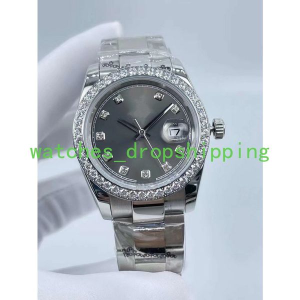 automatic mechanical men watch 41mm arab dial diamond bezel 904l stainless steel strap montre de luxe wristwatch mens fashion gifts, Slivery;brown
automatic mechanical men watch 41mm arab dial diamond bezel 904l stainless steel strap montre de luxe wristwatch mens fashion gifts, Slivery;brown