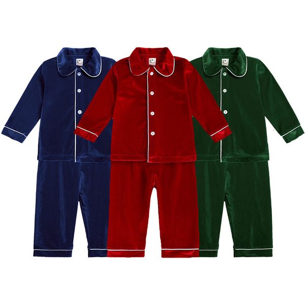 pajamas 3 colors customizing christmas pajamas children's clothing winter warm velvet sleepwear for baby boys long sleeve kids outfits, Blue;red
pajamas 3 colors customizing christmas pajamas children's clothing winter warm velvet sleepwear for baby boys long sleeve kids outfits, Blue;red