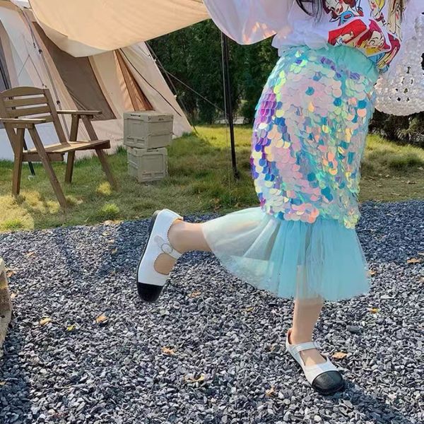 skirts spring summer 3 colors girls fashion sequins princess tulle fish tail 230310, Blue
skirts spring summer 3 colors girls fashion sequins princess tulle fish tail 230310, Blue