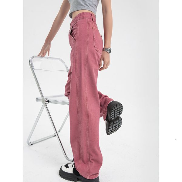women's jeans summer womans jeans high waist wide leg denim trouser baggy chic design ladies pink streetwear vintage straight loose jea, Blue
women's jeans summer womans jeans high waist wide leg denim trouser baggy chic design ladies pink streetwear vintage straight loose jea, Blue