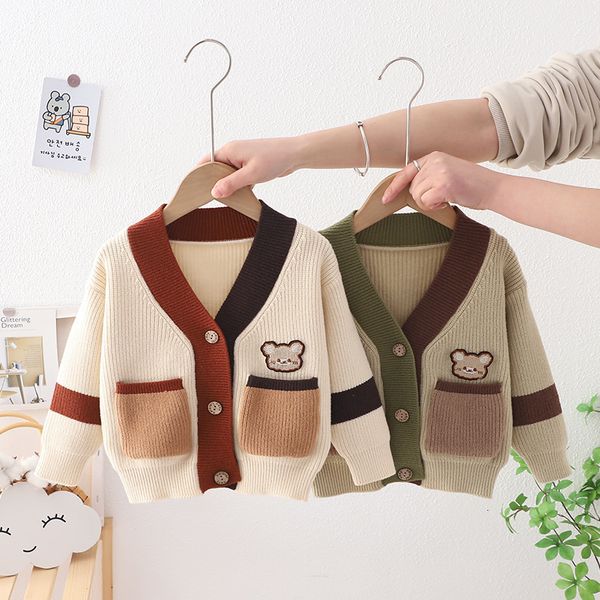 cardigan cute bear knitted sweater for kids spring 2023 sweet kawaii coat fashion girls boys jacket clothes gy01301 230310, Blue
cardigan cute bear knitted sweater for kids spring 2023 sweet kawaii coat fashion girls boys jacket clothes gy01301 230310, Blue