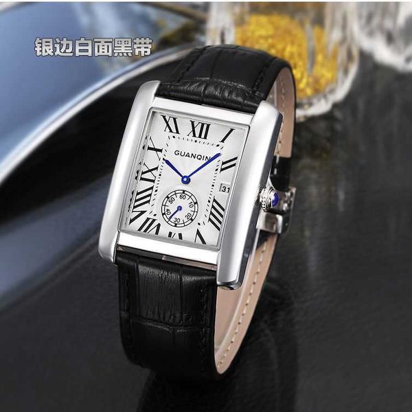 women watches mechanical luxury accessory quartz ladies movement guanqin square men's fashion belt leisure waterproof wine bucket leath, Slivery;golden
women watches mechanical luxury accessory quartz ladies movement guanqin square men's fashion belt leisure waterproof wine bucket leath, Slivery;golden