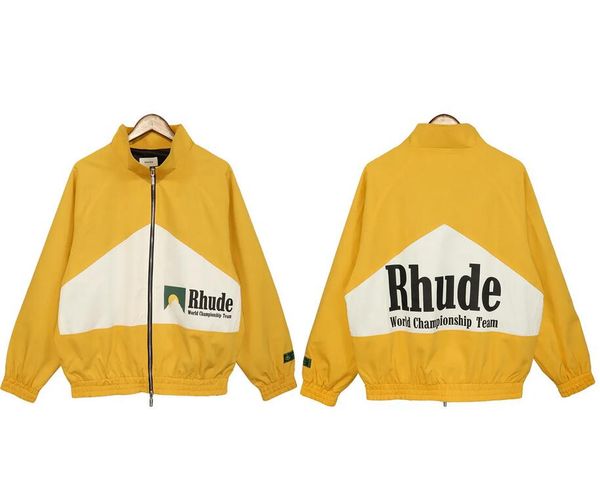 designer jacket rhude jackets spring fall men's casual windbreaker couples waterproof outdoor coat mens hoody varsity jacket men hoodie, Black;brown
designer jacket rhude jackets spring fall men's casual windbreaker couples waterproof outdoor coat mens hoody varsity jacket men hoodie, Black;brown